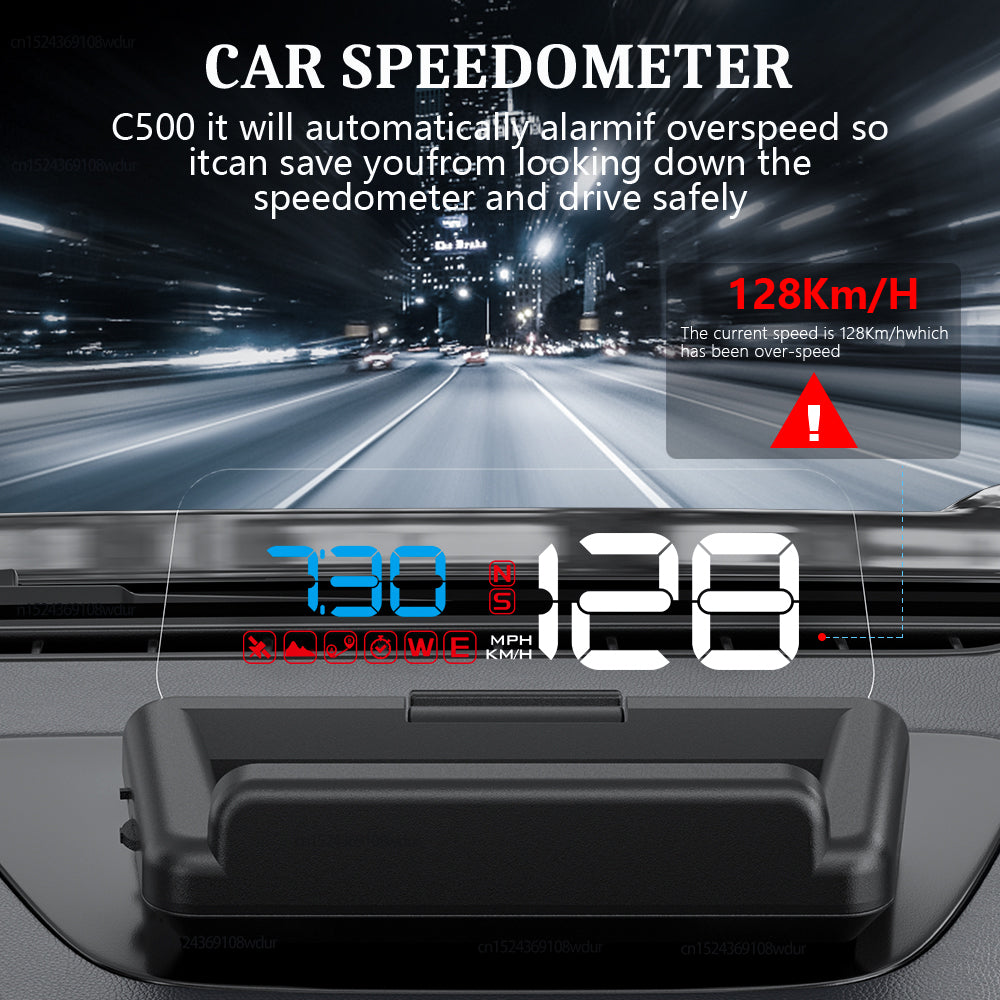 GEYIREN C500 HUD – スマートプロジェクションでより安全なドライビングを!